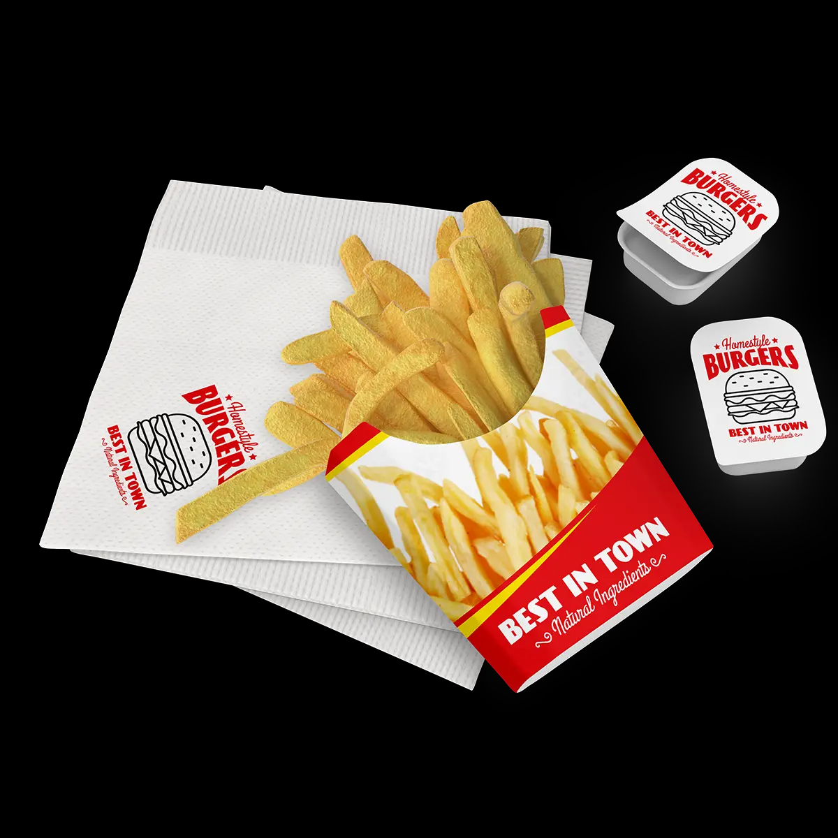 Özel Baskılı Patates Kutusu