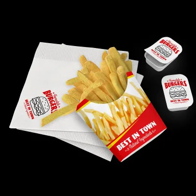 Özel Baskılı Patates Kutusu