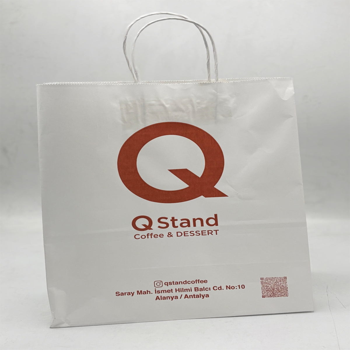 Kraft Kağıt Çanta Flekso baskı