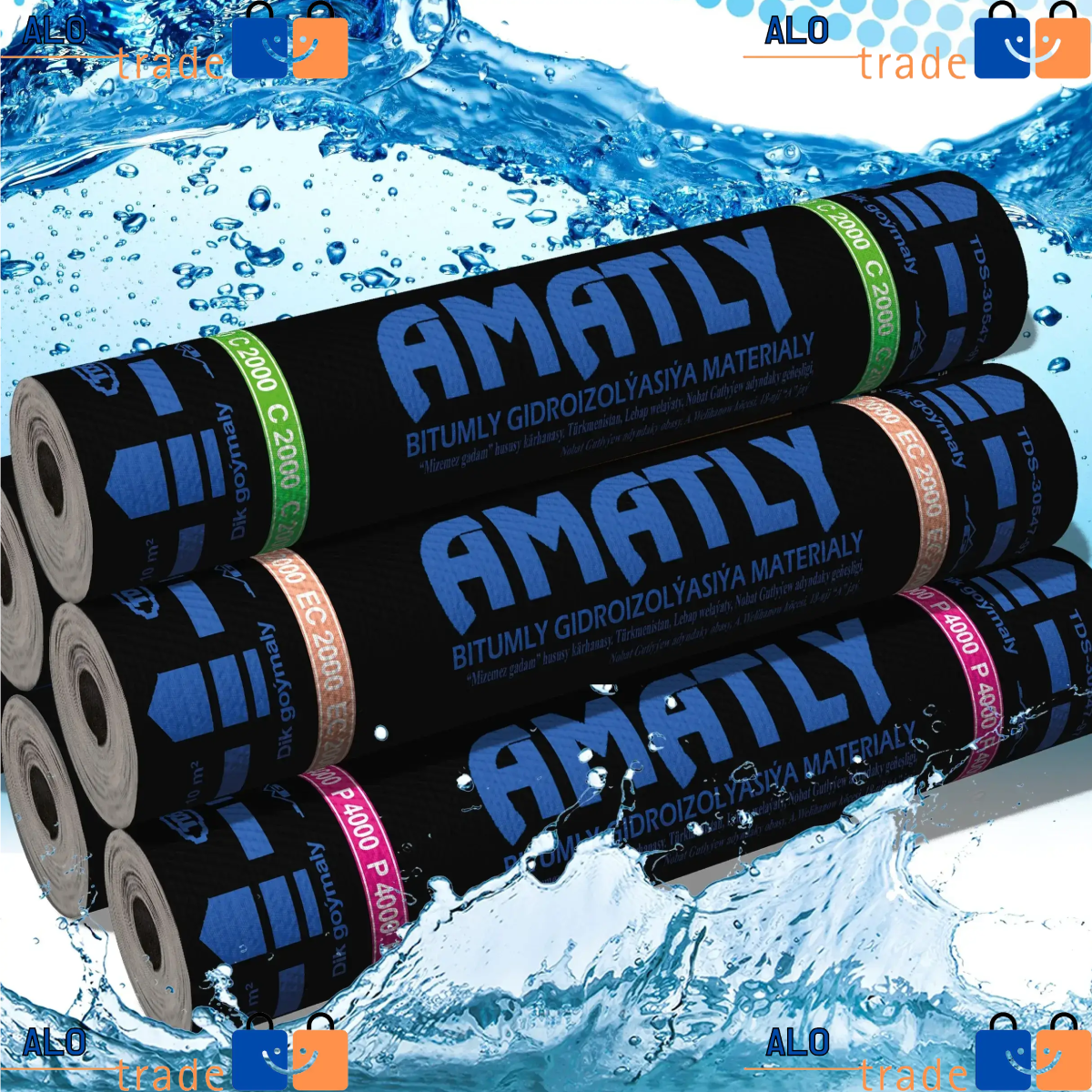 P3000 TM-Membran (-10°C) | Bitümlü Su Yalıtım Membranı | Dayanıklı İthal Ürün